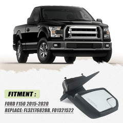 Lqito non-heated mirror replacement; no extra sensors required.