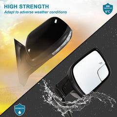 Lqito replacement mirror fits 2011-2019 Explorer without power folding
