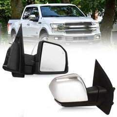Lqito right passenger mirror with power glass and heated surface for clearer visibility.