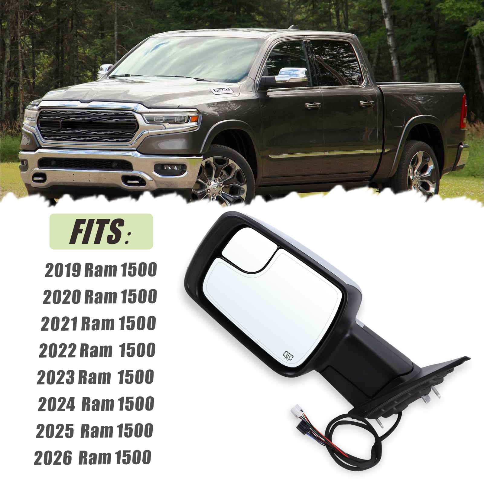 Lqito temperature sensor-equipped mirror helps accurate readings and quick adjustments.