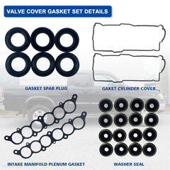 Lqito gasket kit fits Toyota 3.4L V6 5vz-fe for dependable vehicle maintenance.