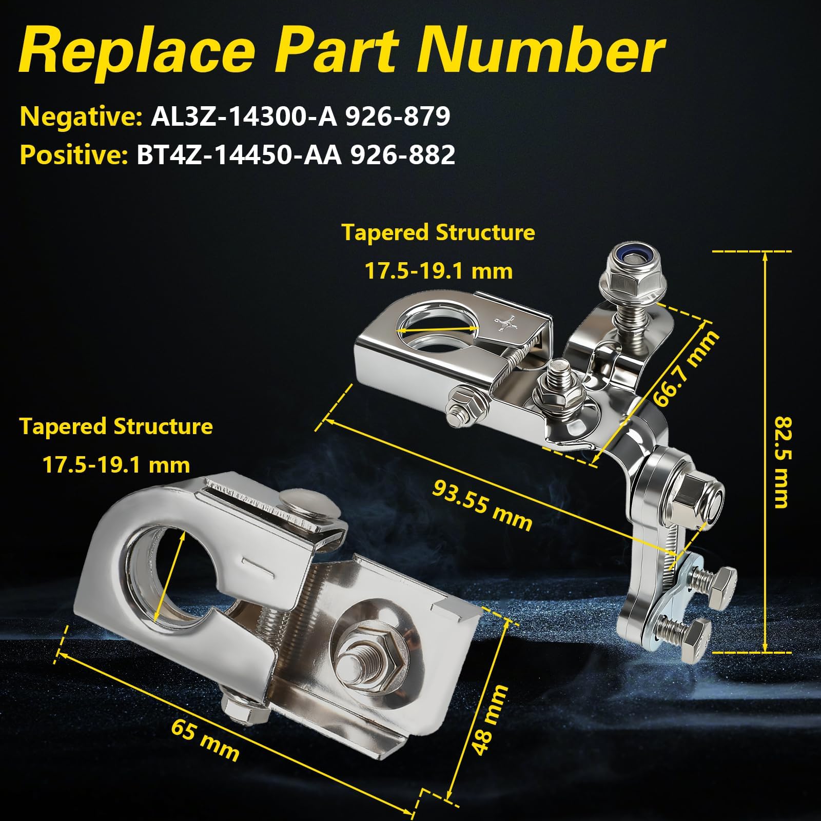 LQYLMY bolt-clamp terminal enabling non-crimp installation