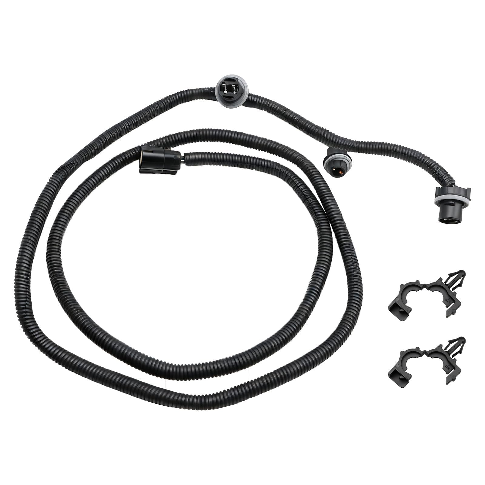 LQYLMY driver-left tail lamp wiring harness close-up shows secure connector.