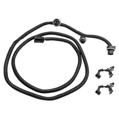 LQYLMY driver-left tail lamp wiring harness close-up shows secure connector.
