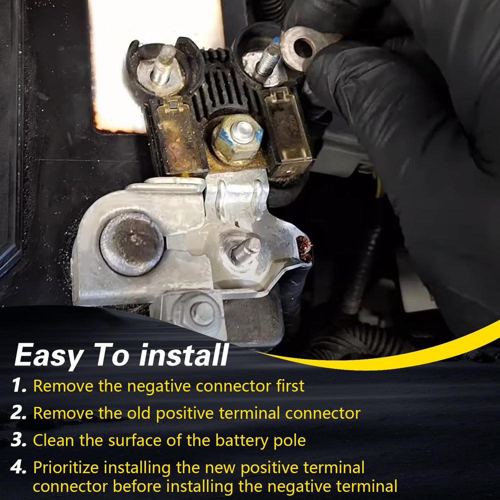 LQYLMY positive battery terminal connector for Lincoln MKX supports consistent starting power