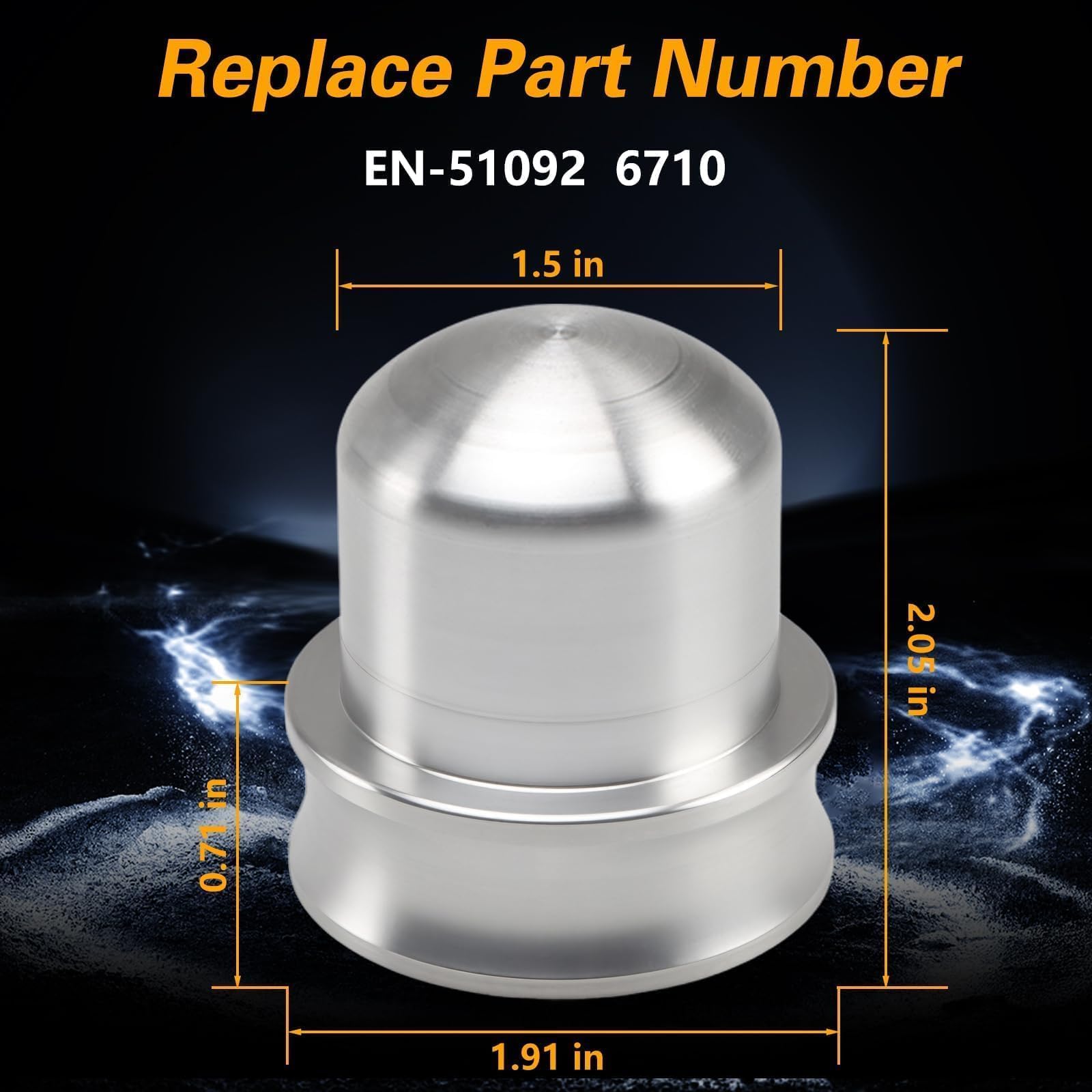 Replacement part EN-51092 6710 clearly labeled