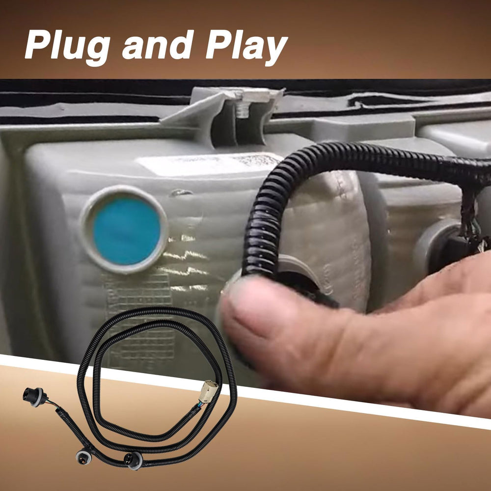 LQYLMY plug-and-play-harness simplifies installation.