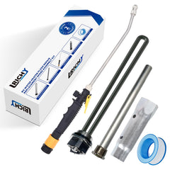Lrichy 5-in-1 RV kit magnesium anode rod protects the water heater tank.