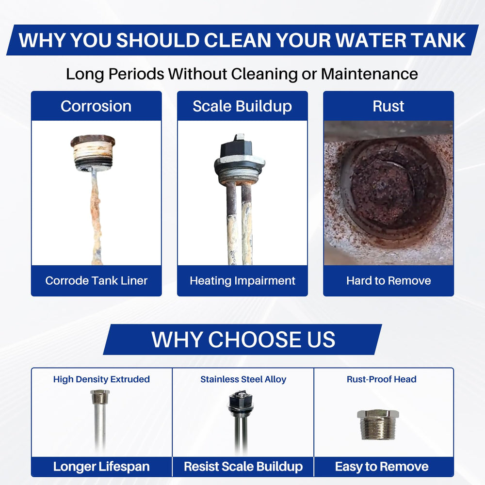 Lrichy 5-in-1 RV kit flush wand for deep sediment cleaning.