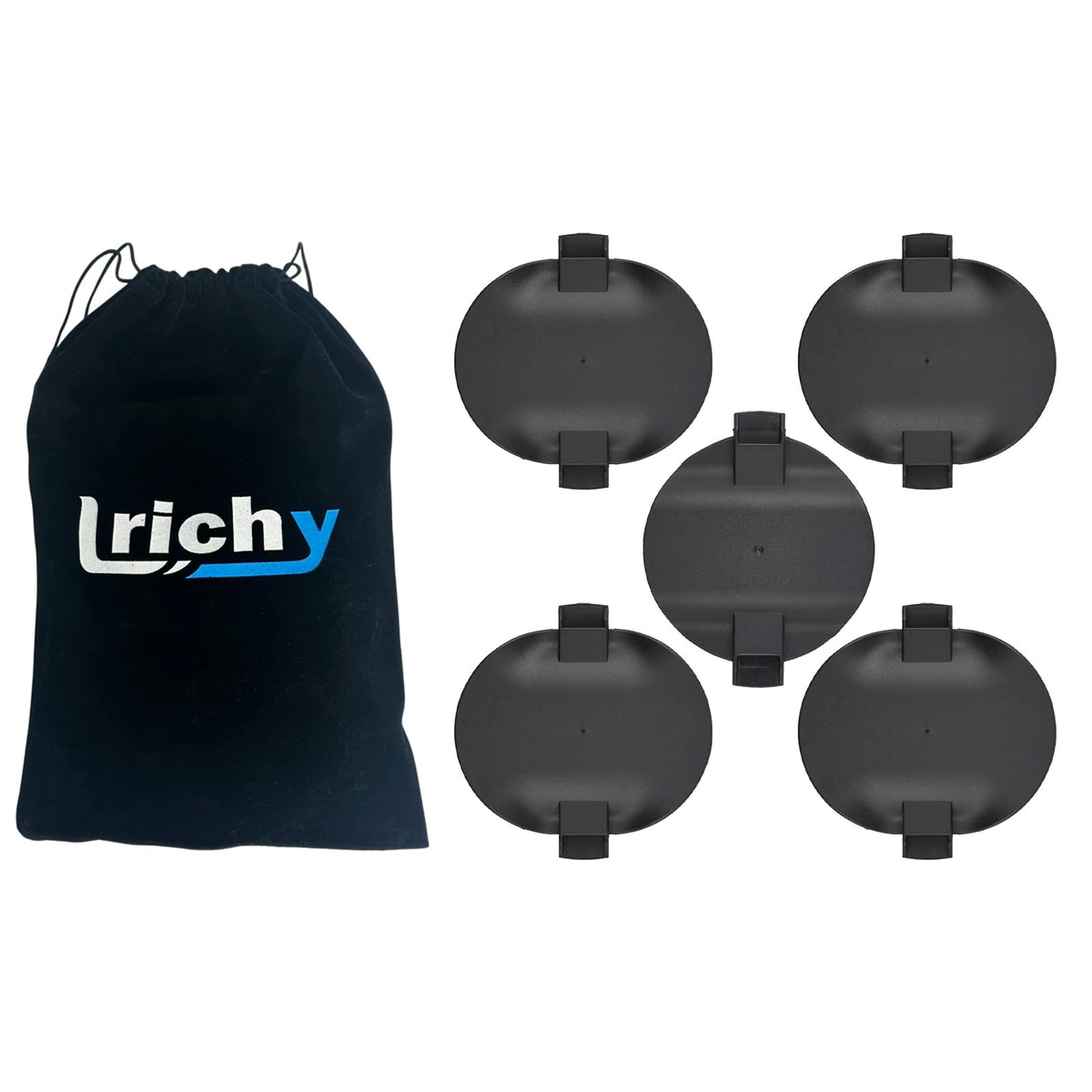 Lrichy storage bag for bed plug cover kit keeps components organized during travel.