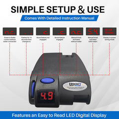 Plug-and-play port on the Lrichy 90160 simplifies wiring setup for easy use.