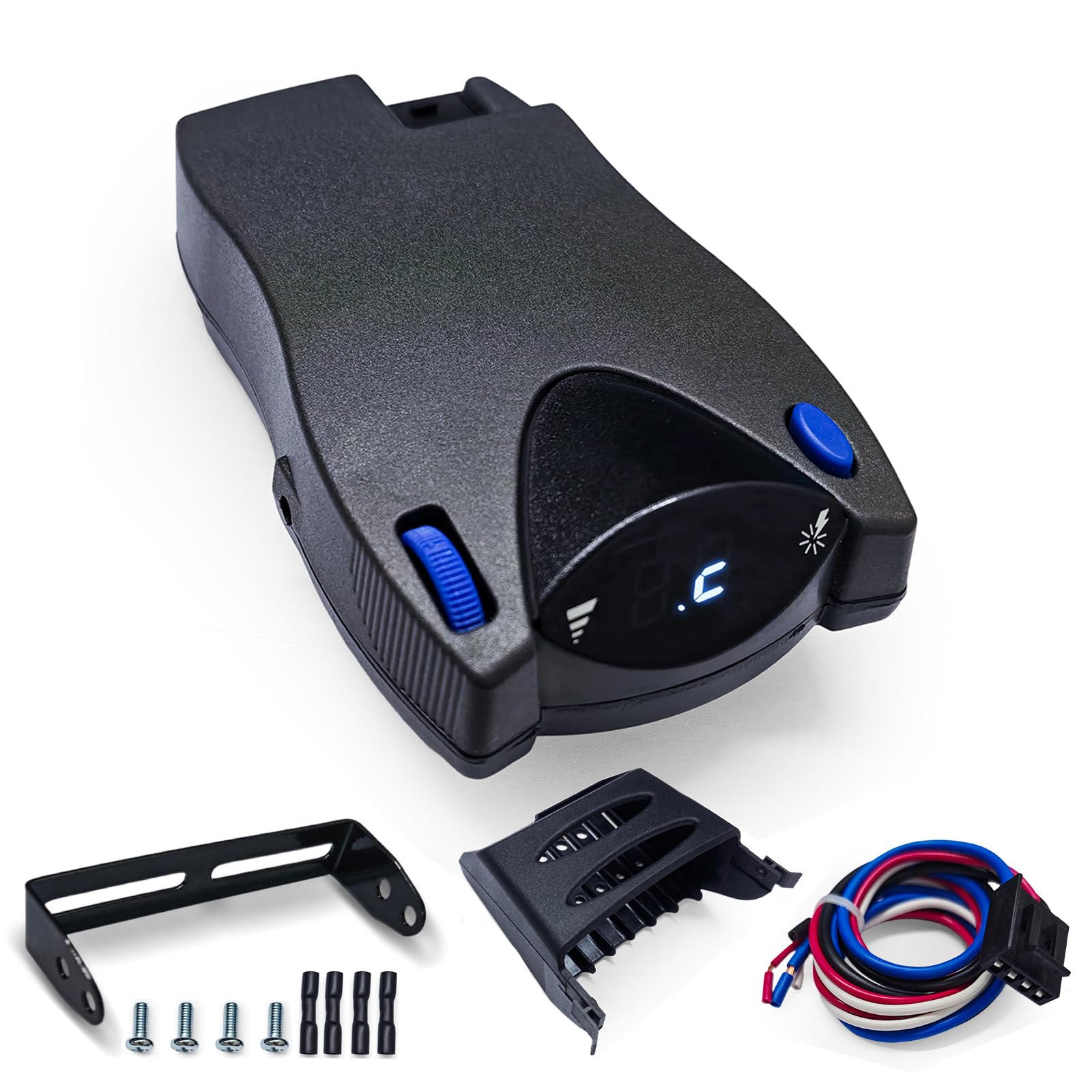 Lrichy 90885 dashboard display shows real-time braking data for safer towing.