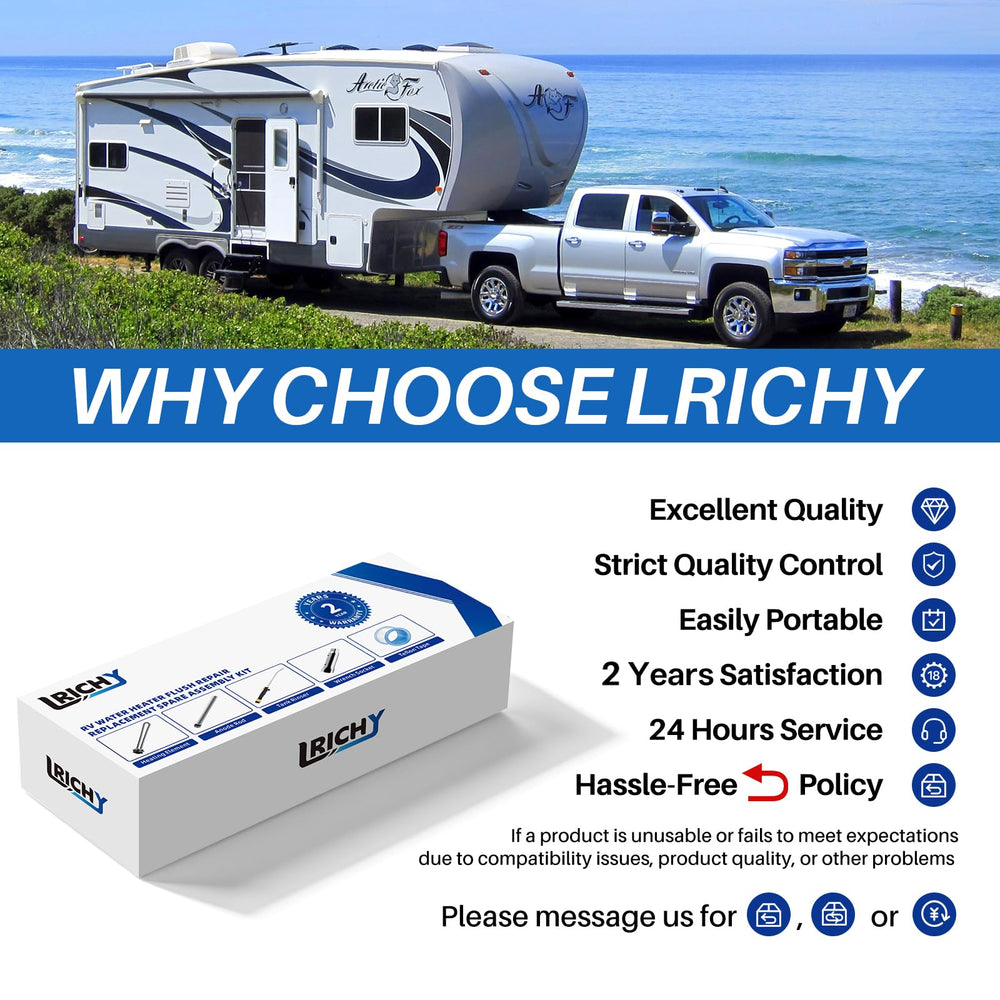Lrichy RV maintenance kit installation setup ready for DIY repair.
