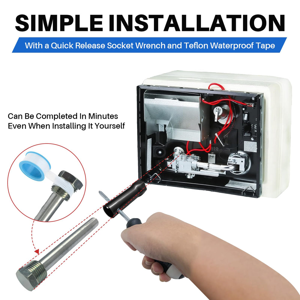 Lrichy tank protection reduces rust risk and extends RV heater life
