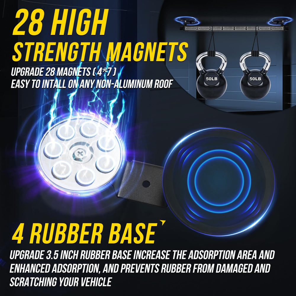 LRTER 166-LED strobe offers 360° coverage for day and night warning.
