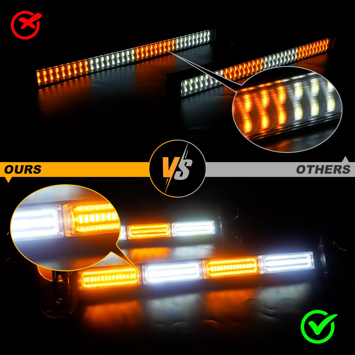 LRTER aluminum housing ensures durable build and efficient heat dissipation for lasting LEDs.