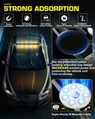 LRTER amber/white dual-color warning signals suitable for day and night.