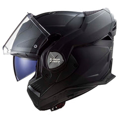 LS2 Advant X matte black, side view, showcasing versatile urban riding protection.