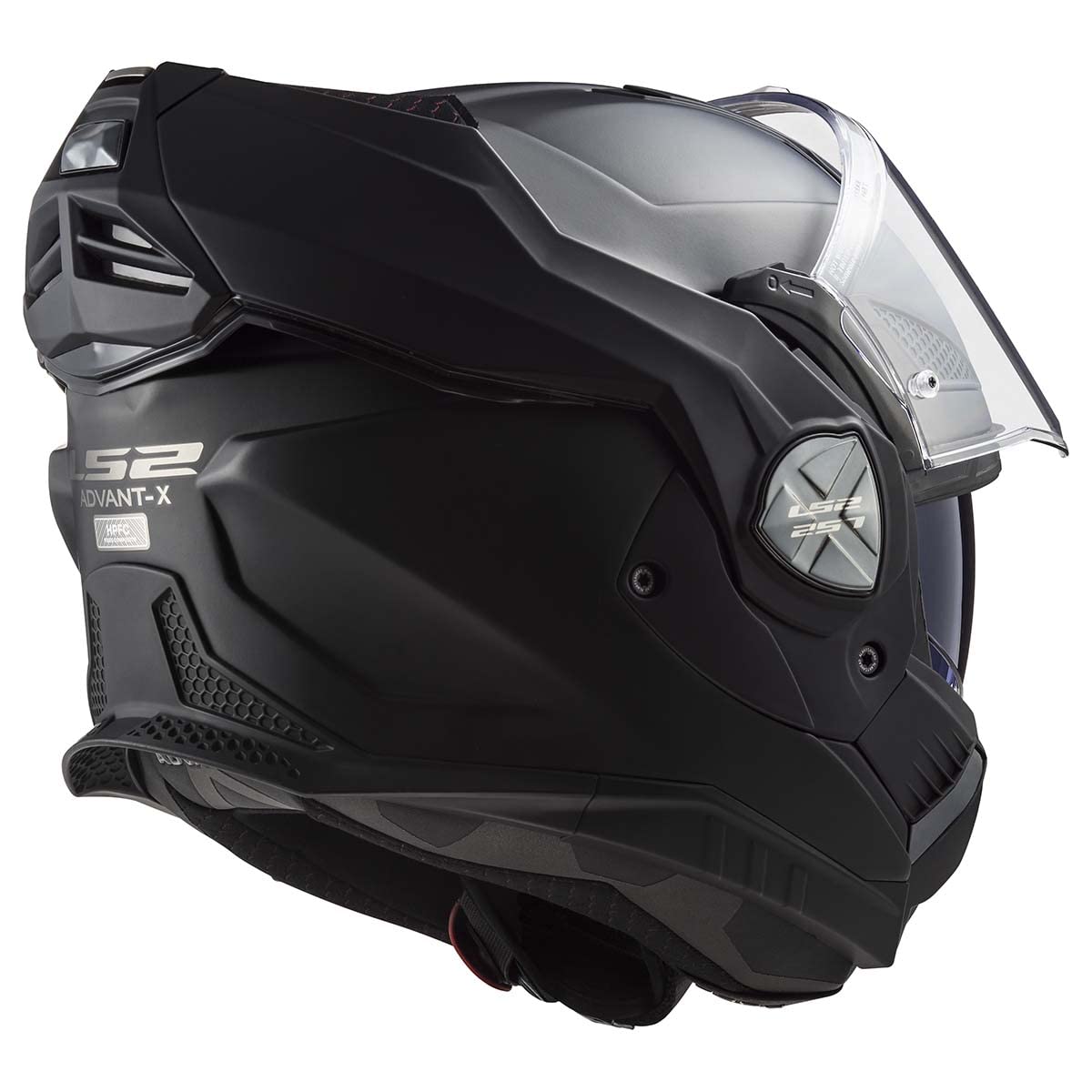 LS2 Advant X modular helmet with quick-change face shield for seamless transitions.