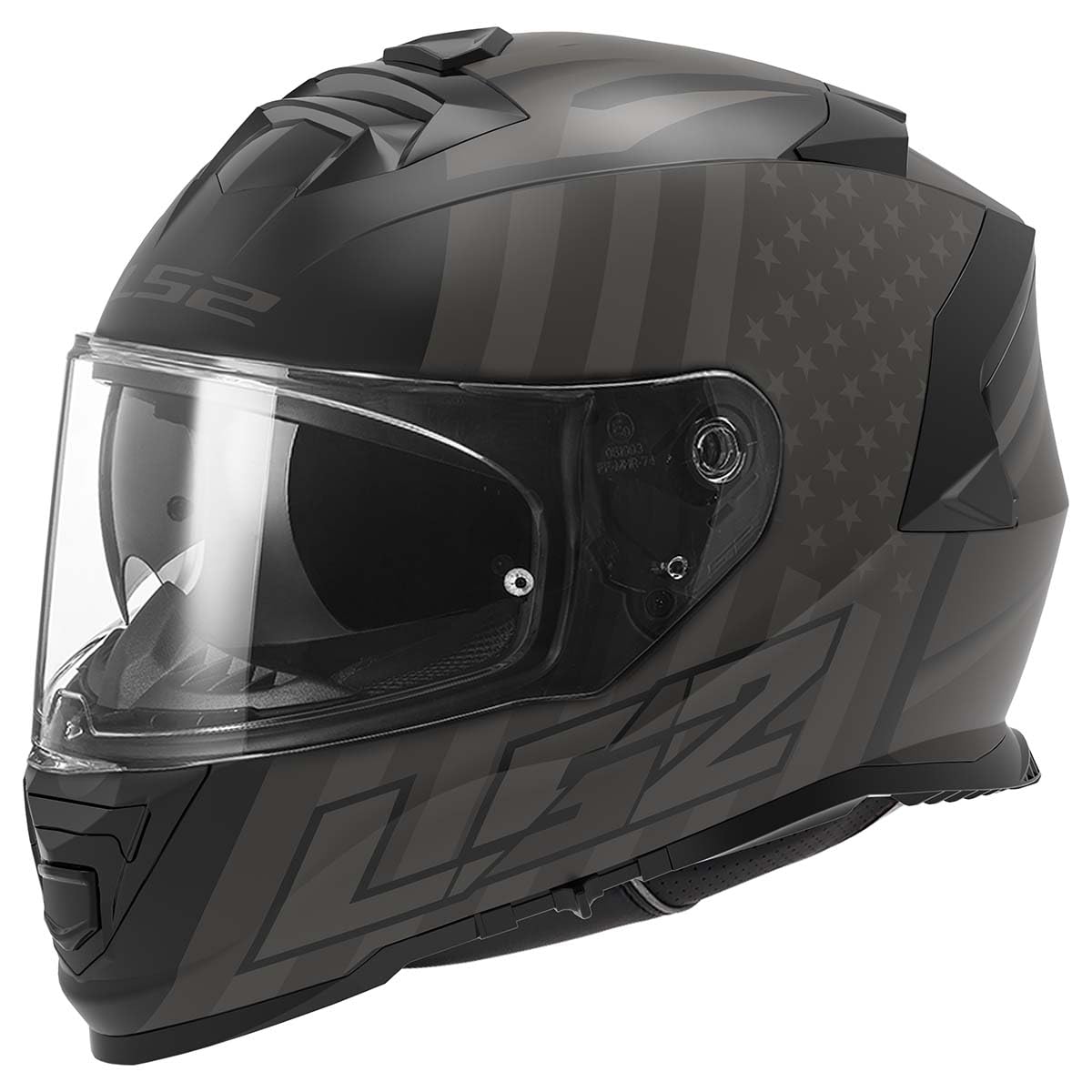 LS2 Assault full-face helmet with SunShield for clear visibility and all-day comfort