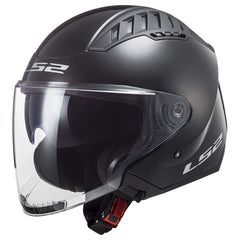 LS2 Copter open face helmet, front view, lightweight protection for city commuting.