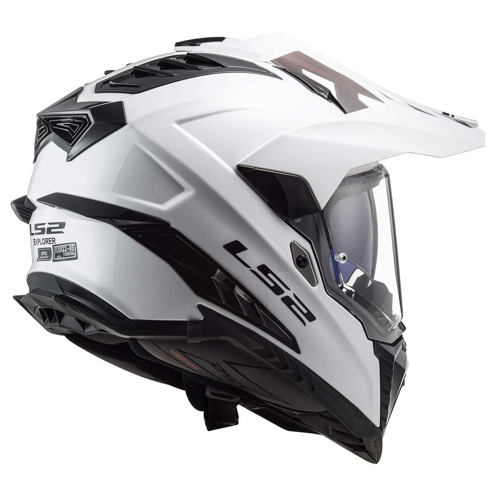 LS2 Explorer XT Adventure interior with removable liner for easy care