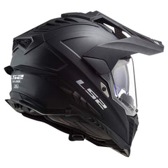 LS2 Explorer XT rear view with sleek finish and sunshield compatibility.