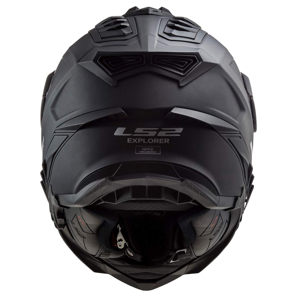 LS2 Explorer XT Adventure right side view with rugged matte finish