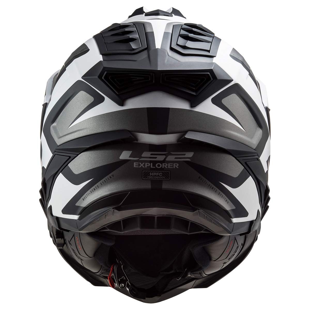 LS2 Explorer XT Adventure optically correct polycarbonate shield for clear, distortion-free visibility