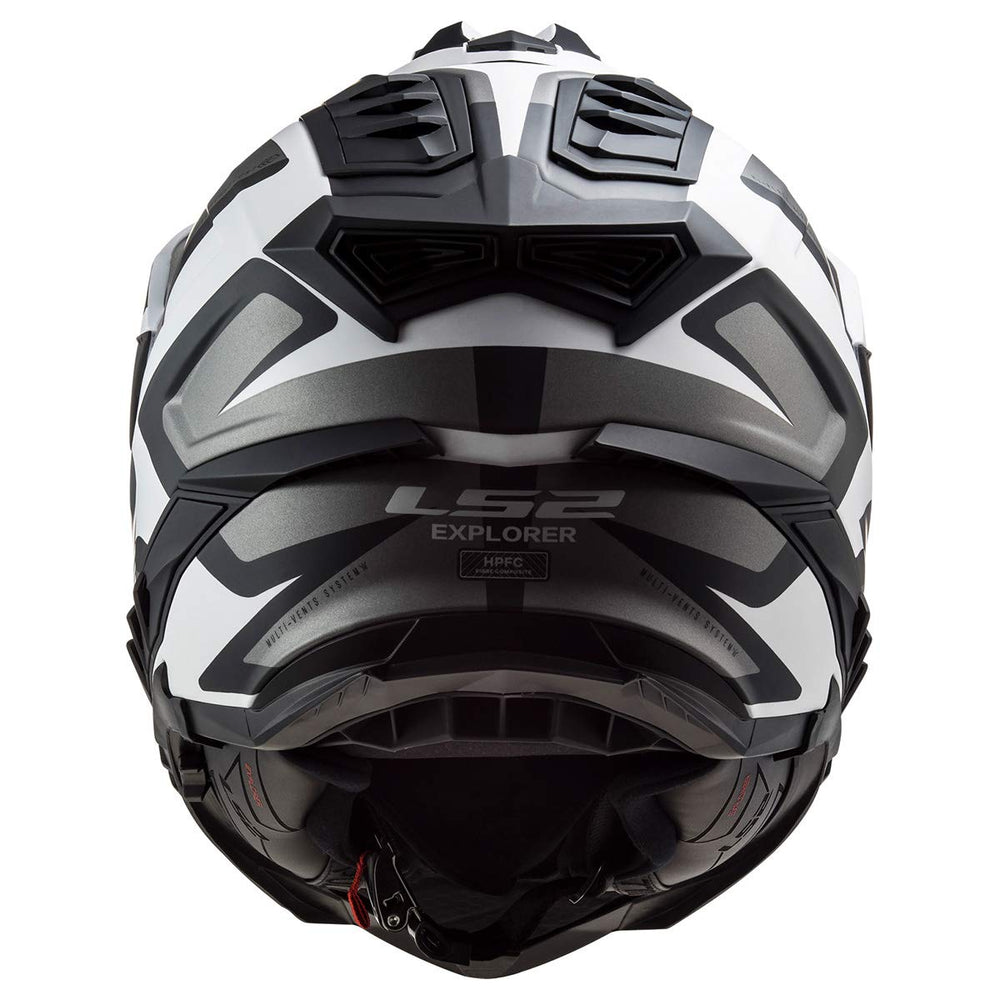 LS2 Explorer XT Adventure optically correct polycarbonate shield for clear, distortion-free visibility