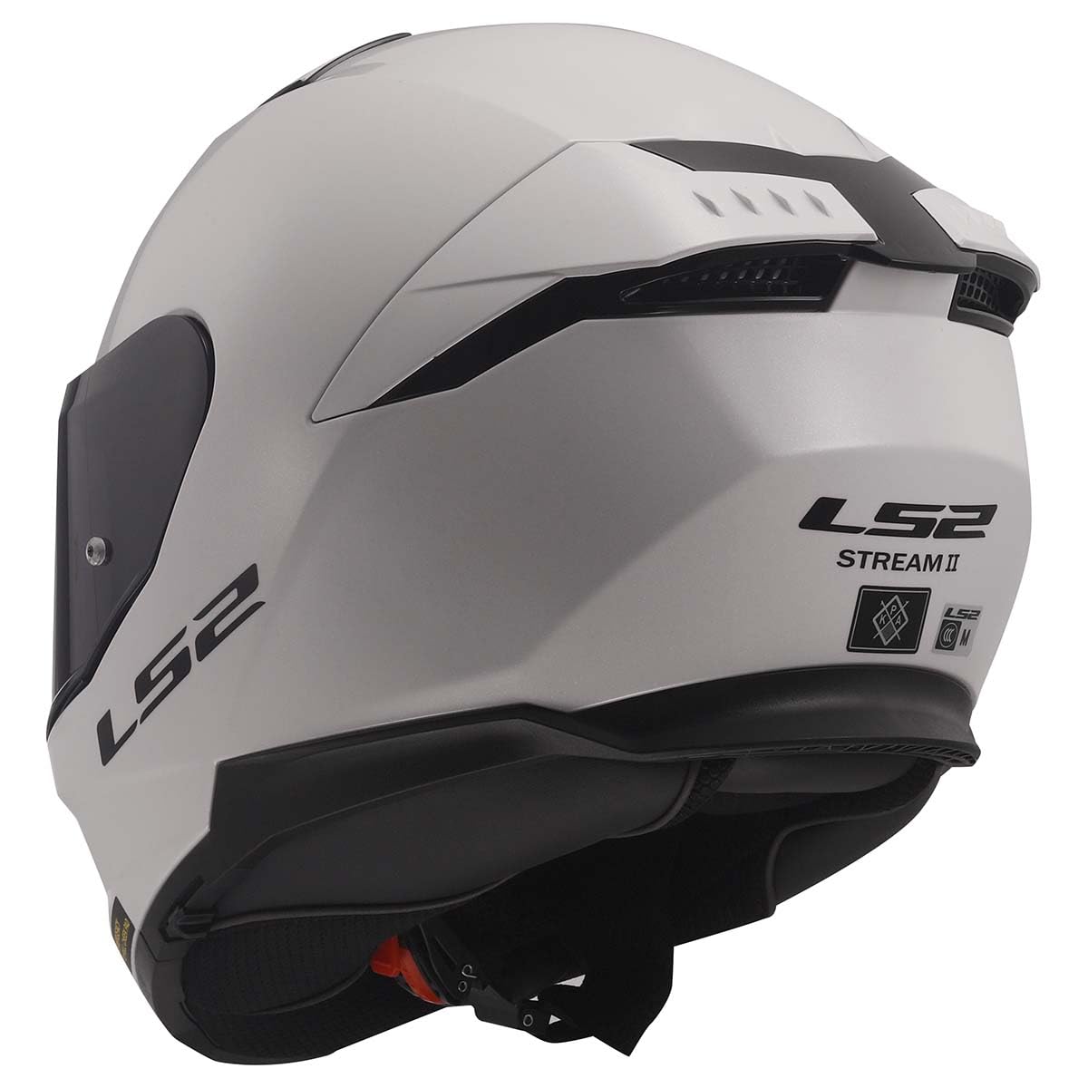 LS2 Stream II removable liner with flex-crown for easy cleaning and comfort