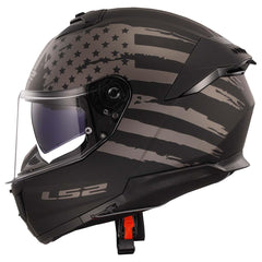 LS2 Stream II sunshield integration for quick sun control during rides