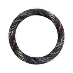 LSAUTO universal 15-inch ethnic Baja steering cover adds comfort and style