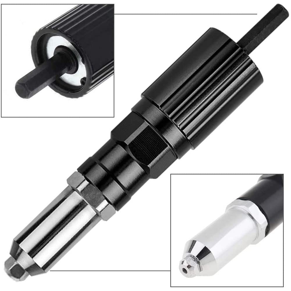 LSLANSOON packaging includes rivet gun adapter, wrench, handle, and nozzles
