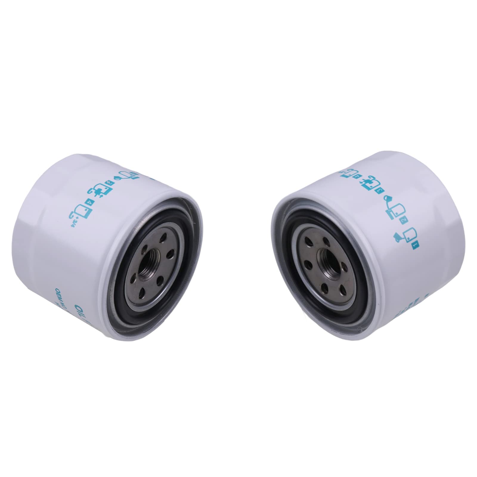 Kubota-compatible filters for M and L series tractors in a two-pack