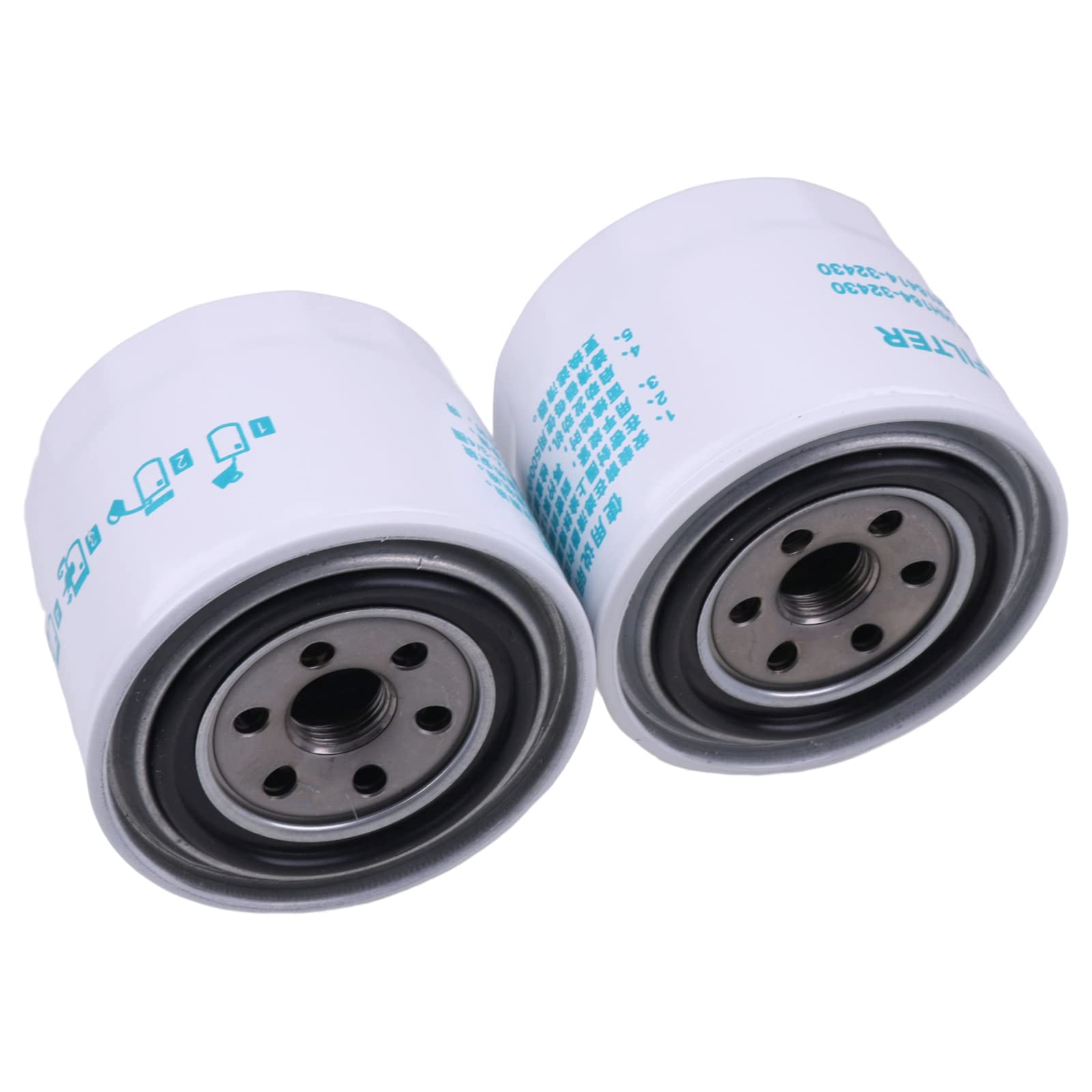 Two filters designed for KX, KH, and RTV Kubota models