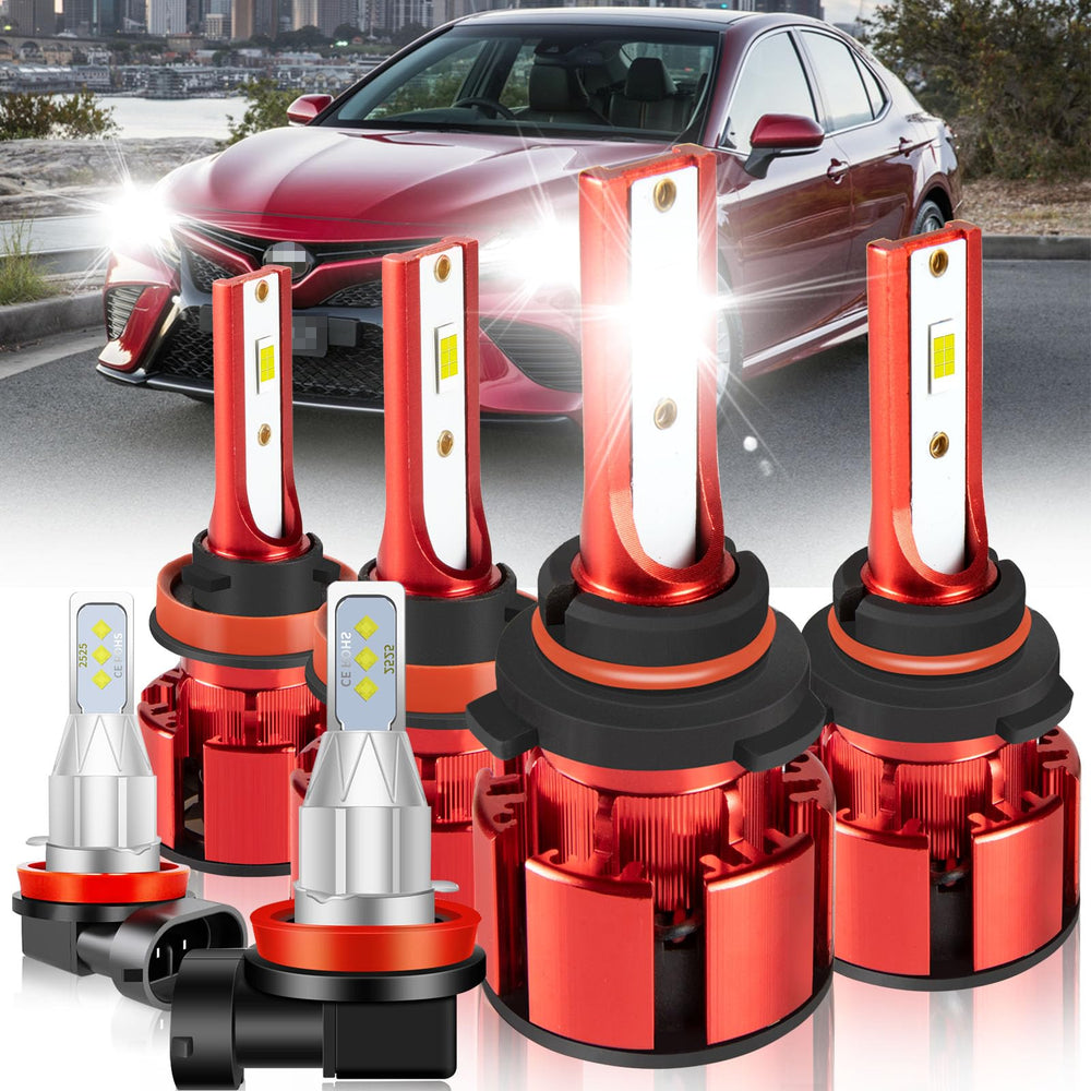LTZXAP Toyota Camry headlight bulbs with 1:1 fit for easy plug-and-play installation