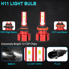 LTZXAP Camry hi/lo beam bulbs provide bright, clear road illumination
