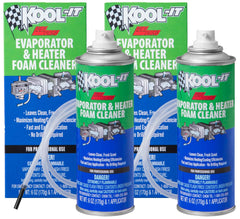 Lubegard Kool-It evaporator foam cleaner in action for car HVAC cleaning