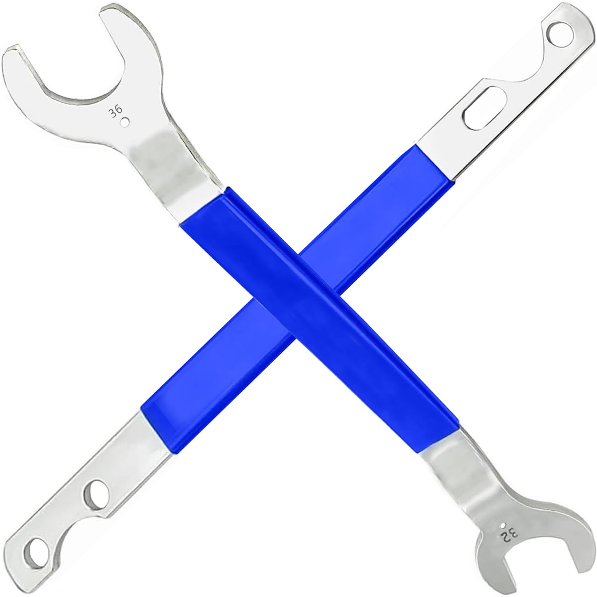 LUBKIVZA fan clutch removal kit with 32mm wrench for BMW maintenance.