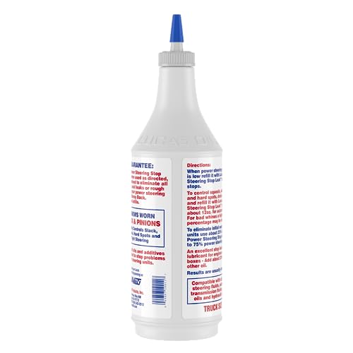 Lucas Oil 10011-PK12 label close-up highlighting branding and stop-leak promise