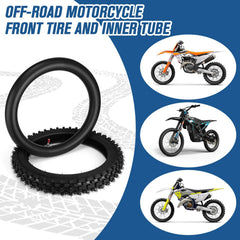 Lucky Seven front tire with rugged tread for off-road durability