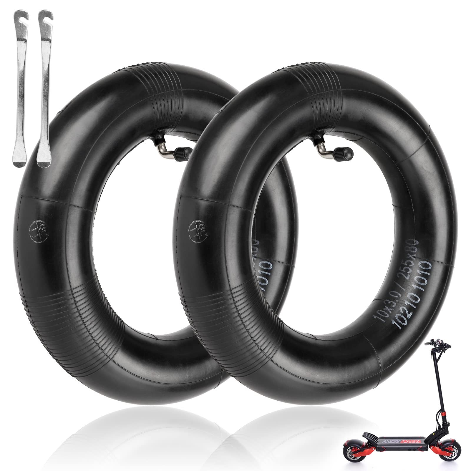 LUCK4U 2-pack inner tube with 90-degree valve for easy inflation