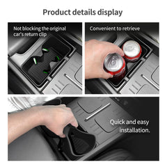 LUCKEASY anti-slip cup holder prevents spills during rough roads in Santa Fe