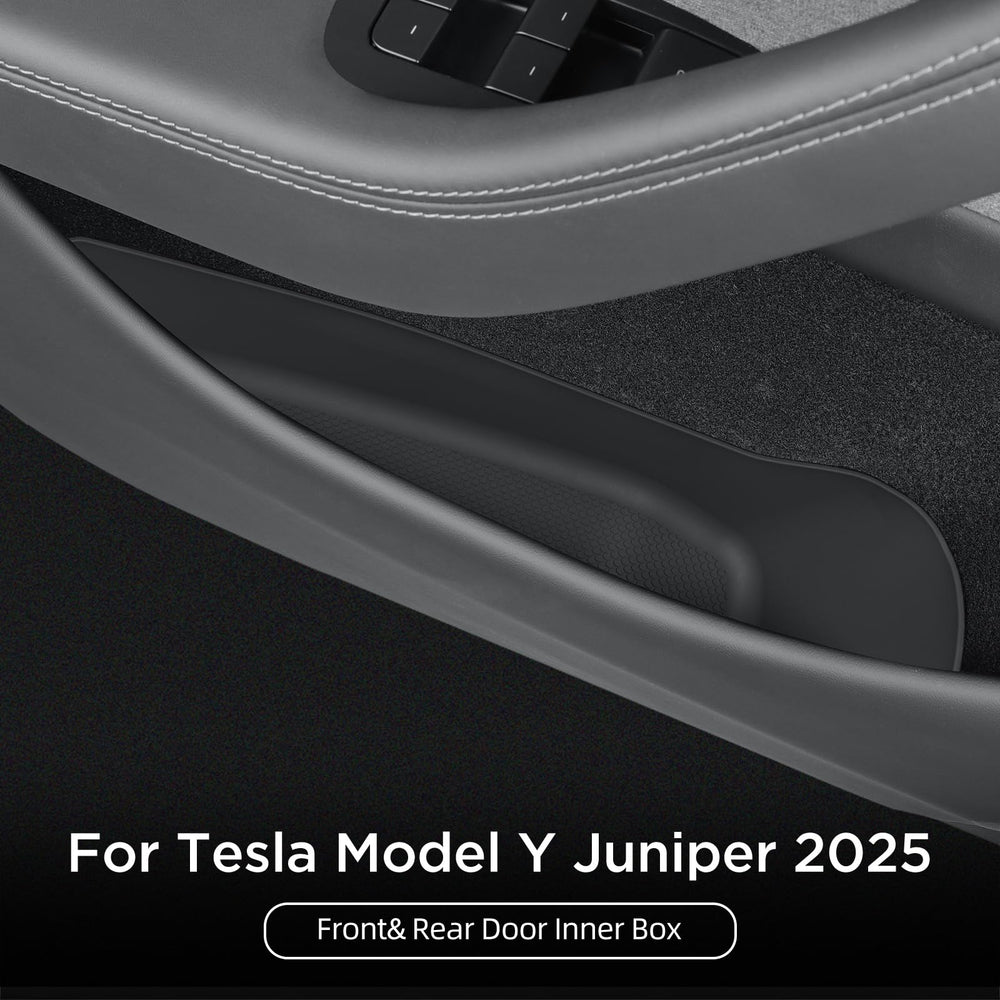 Luckeasy door side storage for Model Y front right slot helps card storage and quick access