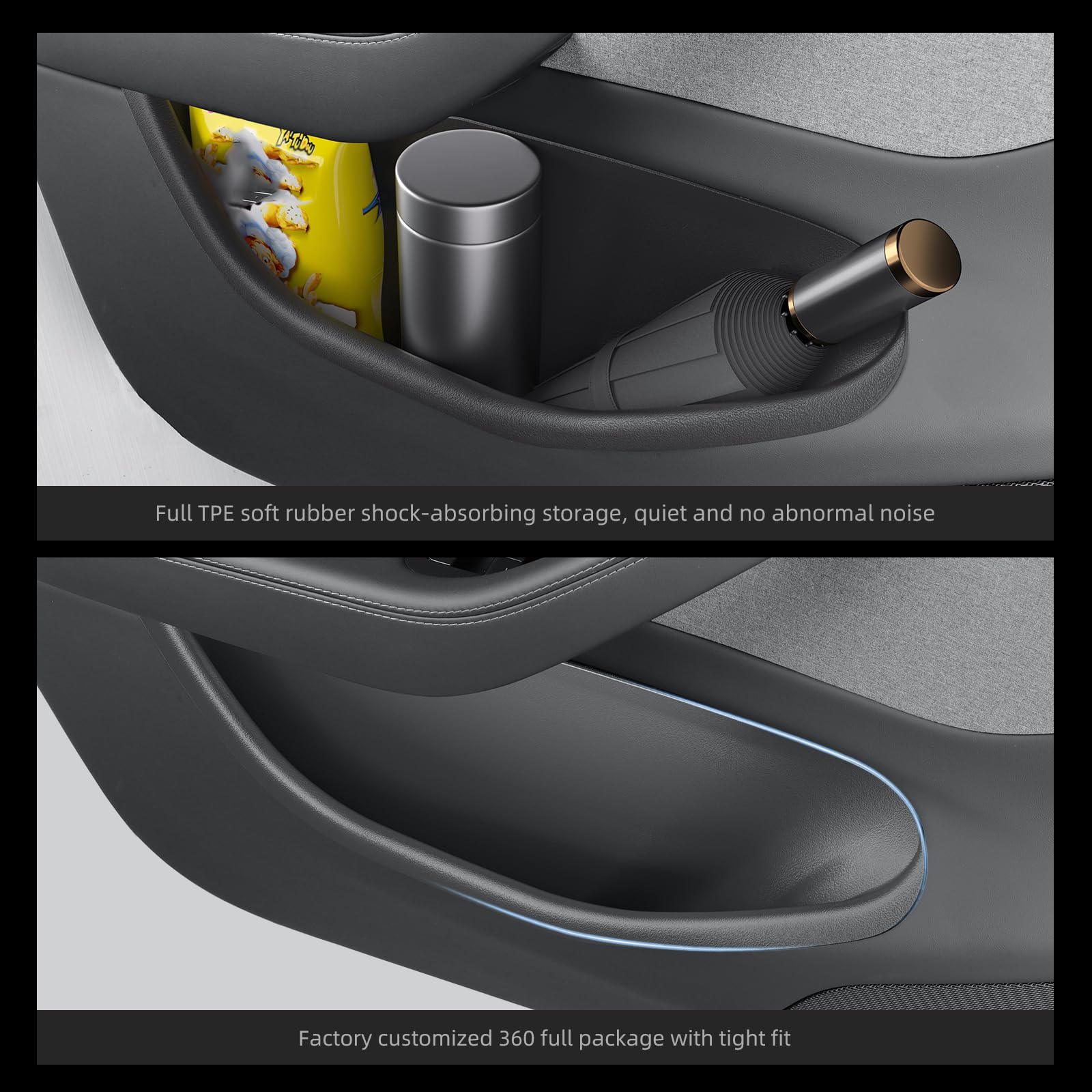 Luckeasy Velcro mounting enables quick, tool-free installation.