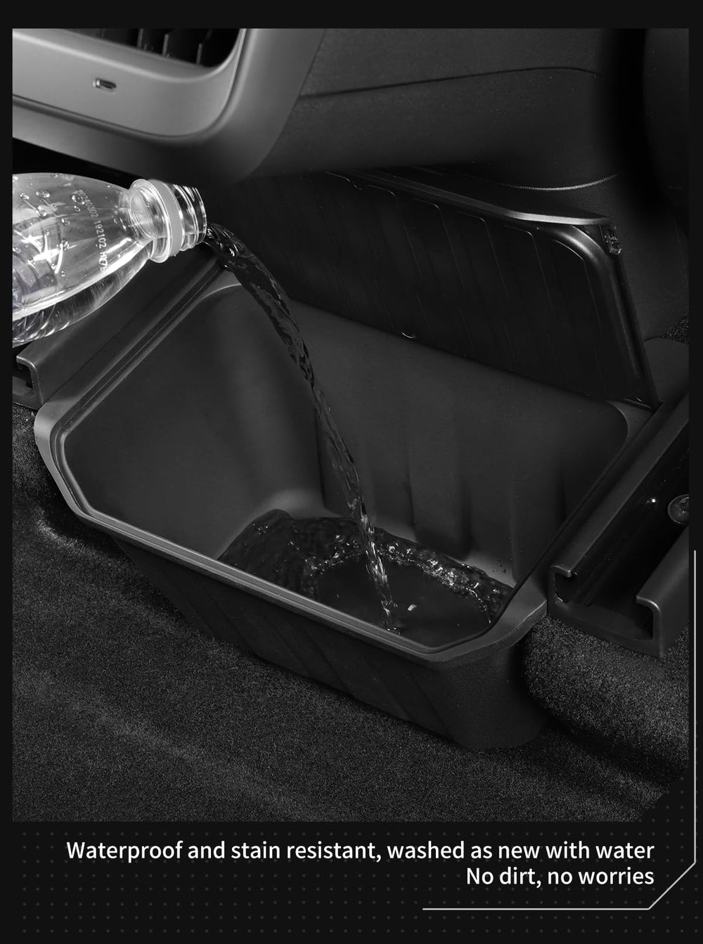 LUCKEASY connected lid and box prevent misplacing the lid during travel.