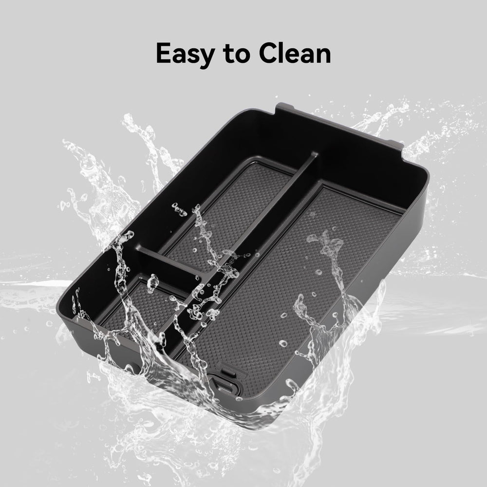 LUCKEASY non-slip rubber mat keeps items steady in Santa Fe box.