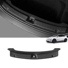 LUCKEASY Rear Bumper Guard for Model Y fit protects trunk edges.