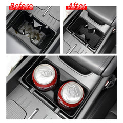 LUCKEASY silicone cup holder for Santa Fe provides durable, easy-clean protection